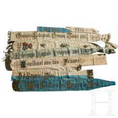 Sammlung Fahnenbänder, Bayern, um 1900