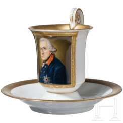 Porzellantasse Friedrich der Große, KPM, 1914 – 1918