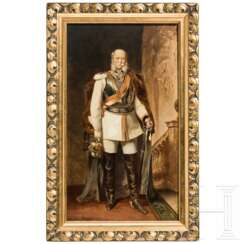Kaiser Wilhelm I. - repräsentatives Portraitgemälde, um 1880