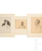 Обзор. Richard Benno Adam (1873 - 1937), drei militärische Portraits, datiert 1917