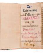 Обзор. Königin Augusta Garde-Grenadier-Regiment Nr. 4 - Kriegstagebuch, datiert 9.11.1869 - 27.1.1872