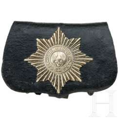 Kartuschkasten für Mannschaften der preußischen Garde-Kavallerie-Regimenter, um 1900