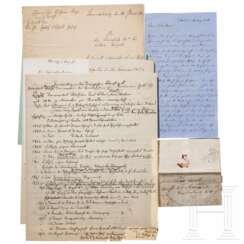 Dokumente der preußischen Offiziersfamilie von Versen, 2. Hälfte 19. Jhdt.
