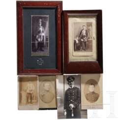 Sechs Uniformportraits, Ende 19./Anfang 20. Jhdt.