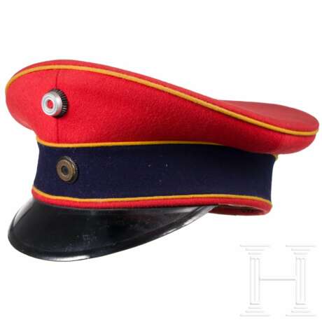 Schirmmütze für Offiziere im Leib-Garde-Husaren-Regiment, um 1900 - photo 1 Schirmmütze für Offiziere im Leib-Garde-Husaren-Regiment, um 1900 - photo 1