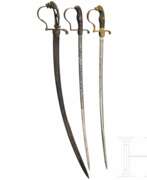 Product catalog. Drei preußische Säbel, ca. 1880-1918