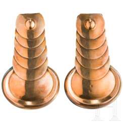 Ein Paar Epauletten für Mannschaften der sächsischen Reiter-Regimenter, um 1900