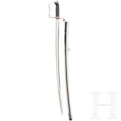 Eisenhauer-Säbel M 1861 für Offiziere der Infanterie mit herzoglicher Chiffre