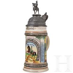 Reservistenkrug des Reservisten Hülsdell, Kürassier-Regiment Graf Geßler (Rheinisches) Nr. 8, Deutz, 1899 - 1902