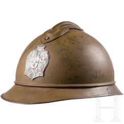Stahlhelm M 15 "Adrian" für einen Unteroffizier der serbischen Armee
