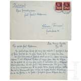 Maximilian Prinz und Markgraf von Baden (1867 - 1929) - eigenhändig geschriebene Karte mit an die Sammlerin adressierten Kuvert 1924 - фото 1