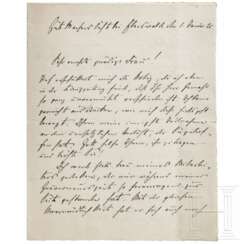 Kolonialbeamter Friedrich von Lindequist (1862 - 1945) - eigenhändig beschriebener und signierter Briefbogen 1925