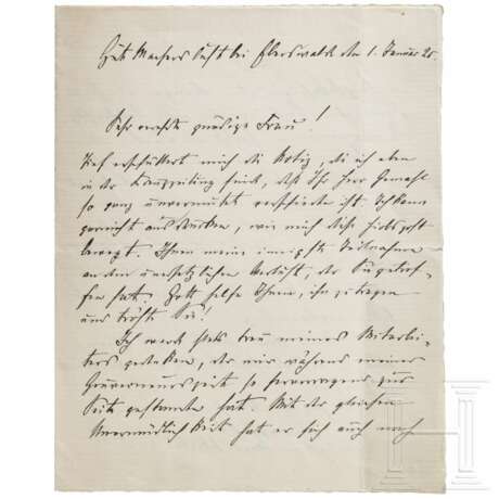 Kolonialbeamter Friedrich von Lindequist (1862 - 1945) - eigenhändig beschriebener und signierter Briefbogen 1925 - photo 1 Kolonialbeamter Friedrich von Lindequist (1862 - 1945) - eigenhändig beschriebener und signierter Briefbogen 1925 - photo 1