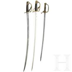 Drei Säbel von Marine / Kavallerie