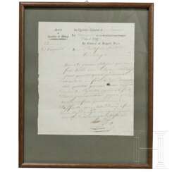 Général de Brigade Michel Ney (1769 - 1815) - signierter Brief vom "21 Germinal an 5me de la République Francaise" (10. April 1797)