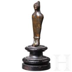 Bronzestatuette eines etruskischen Haruspex, 5. - 4. Jhdt. v. Chr.