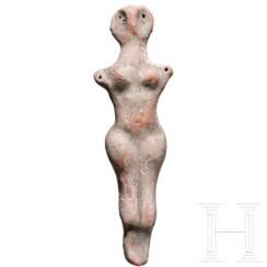 Tonidol einer Frau der Cucuteni-Tripolje-Kultur, Südosteuropa, 4. Jtsd. v. Chr.