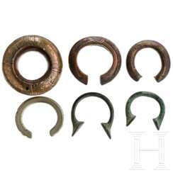 Sechs Manillen, Westafrika, 19. /20. Jhdt.