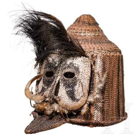 Geflochtene Stülpmaske, Papua-Neuguinea, 20. Jhdt. - photo 1 Geflochtene Stülpmaske, Papua-Neuguinea, 20. Jhdt. - photo 1