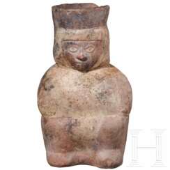 Figurengefäß, peruanische Nordküste, wohl Moche-Kultur, 4. - 8. Jhdt.