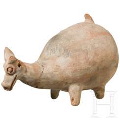 Tonfigur, Peru, wohl Chancay-Kultur, 13. - 15. Jhdt.