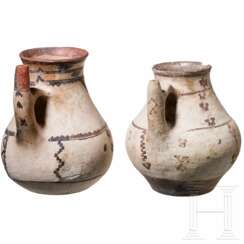 Zwei präkolumbische Gefäße, Peru, wohl Chancay, 1200 - 1500 n. Chr.