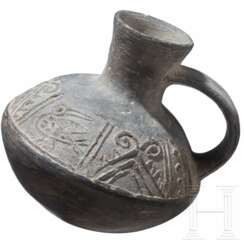 Henkelkrug, Peru, wohl Chimu-Kultur, 11. - 15. Jhdt.