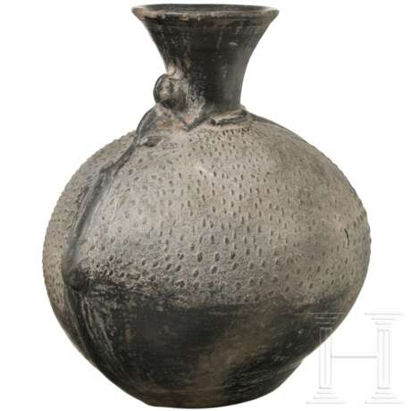 Ausgefallene Tonflasche, Peru, wohl Chimu-Kultur, 11. - 15. Jhdt. - photo 1