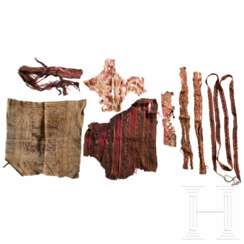 Konvolut Textilfragmente, Peru, Chancay, wohl 1200 - 1465 n. Chr.