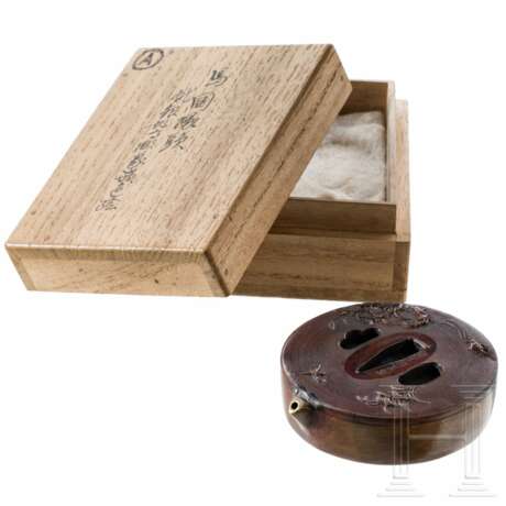 Bronzene Öllampe, Japan, Meiji-Periode - photo 1