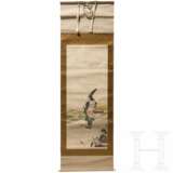 Rollbild mit Darstellung eines Daimyō, Japan, Taisho-Zeit, 1912 - 1926 - фото 1