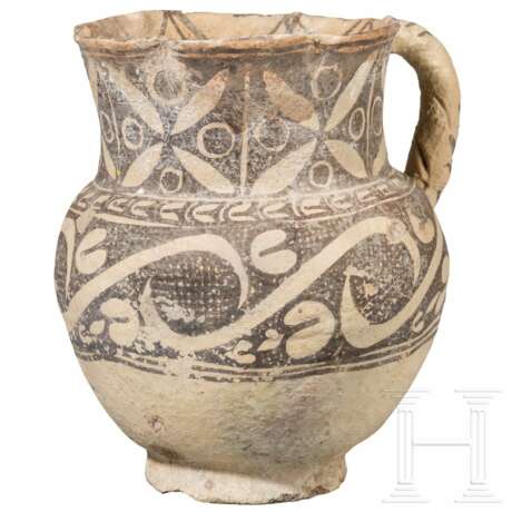 Gefäß mit geometrischem und floralem Dekor, wohl Zentralasien, islamisch, 8. -10. Jhdt. - photo 1