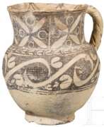 Orient. Gefäß mit geometrischem und floralem Dekor, wohl Zentralasien, islamisch, 8. -10. Jhdt.