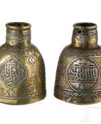 Orient. Zwei Mamluken-Gefäße mit Kupfer- und Silbereinlagen, spätes 19. Jhdt.