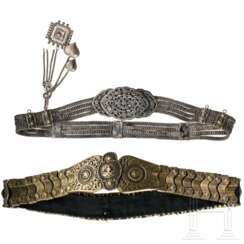 Zwei osmanische Gürtel, 19. Jhdt.