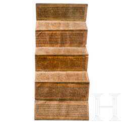 Buddhistisches Faltmanuskript, Nepal, wohl 19. Jhdt.