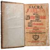 Dr. Johann Dietenberger, Sacra Biblia, Nürnberg und Frankfurt, Ausgabe von 1728 - Foto 1