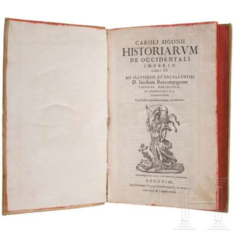 Carlo Sigonio: Historiarum de occidentali imperio libri XX, Bologna 1578 - Foto 1