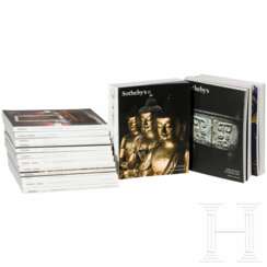 21 Auktionskataloge zu asiatischer Kunst, Sotheby's Paris, London, Hong Kong, New York, 2015 - 2017