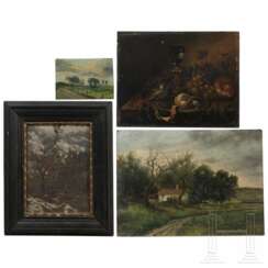 Eugen Franz Renwart (1885 - 1968), Karl Stephan (1923) u.a., vier Ölbilder, deutsch, 20. Jhdt.