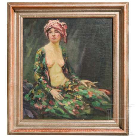 Ölgemälde "Odaliske", deutsch(?), 1. H. 20. Jhdt. - photo 1