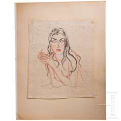 Jacob Wilhelm Fehrle (1884 - 1974), zwei Zeichnungen, deutsch, 20. Jhdt.