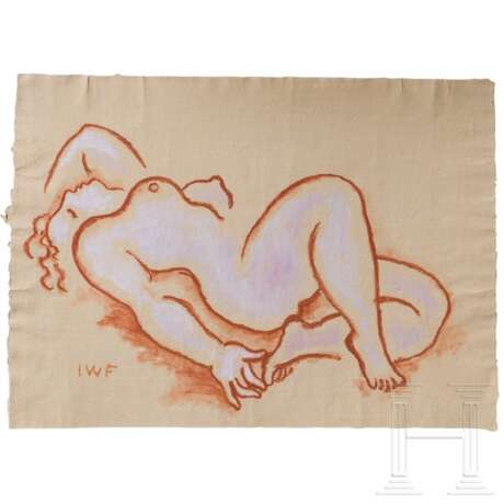 Jacob Wilhelm Fehrle (1884 - 1974), zwei Akte, deutsch, 20. Jhdt. - photo 1