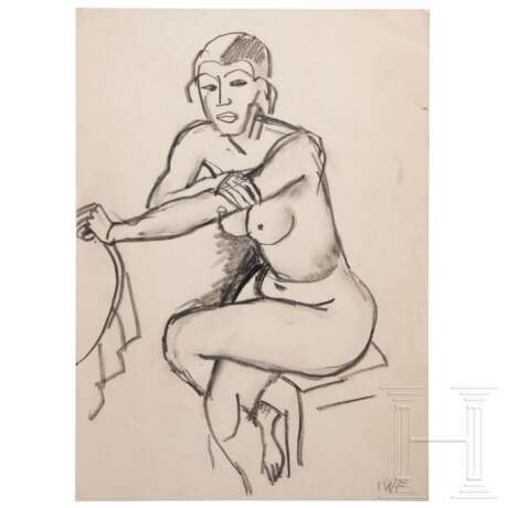 Jacob Wilhelm Fehrle (1884 - 1974), zwei Akte, deutsch, 20. Jhdt. - photo 1