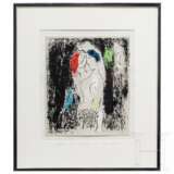 "Les Amoureux en Gris" - Farblithographie Marc Chagalls - photo 1