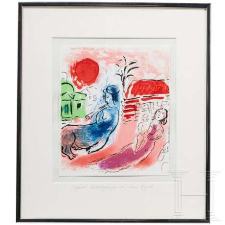 "Maternité au Centaure" (Mutterschaft und Kentaur) - Farblithographie Marc Chagalls - photo 1