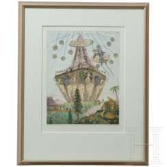 Blalla W. Hallmann (1941 - 1997), "Engel und Teufel haben sich richtig lieb", deutsch, 2. Hälfte 20. Jhdt.