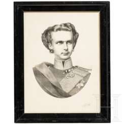 Eike Heinrich Redel (geb. 1951), "Ludwig II", deutsch, 20./21. Jhdt.