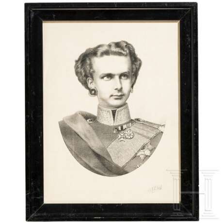 Eike Heinrich Redel (geb. 1951), "Ludwig II", deutsch, 20./21. Jhdt. - photo 1 Eike Heinrich Redel (geb. 1951), "Ludwig II", deutsch, 20./21. Jhdt. - photo 1