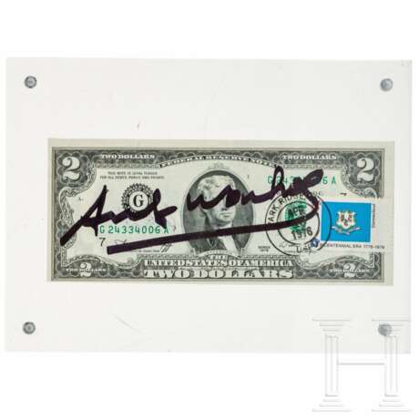 Andy Warhol (1928 - 1987), Two Dollars Note, USA, datiert 1976 - фото 1
